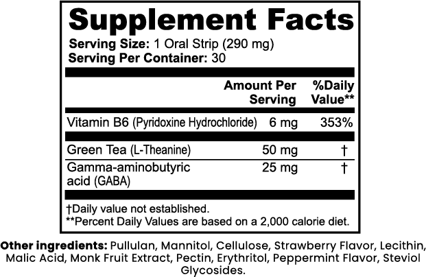 Cognitive Relax Strips - Synerva