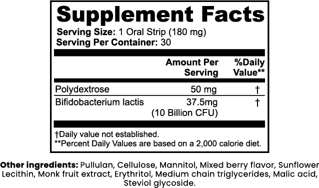 Probiotic + Metabolism Strips - Synerva